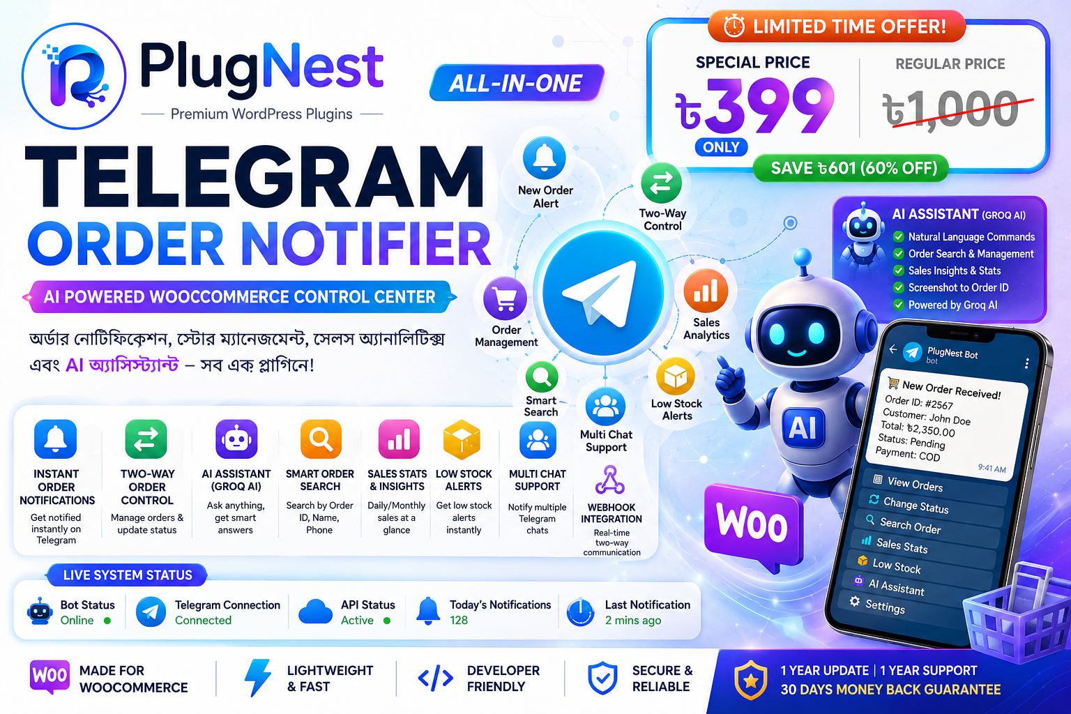 Telegram Order Notifier